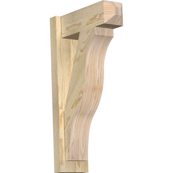 Ekena Millwork Funston Craftsman Rough Sawn Outlooker, Douglas Fir, 6"W x 16"D x 28"H OUT06X16X28FST04RDF - main